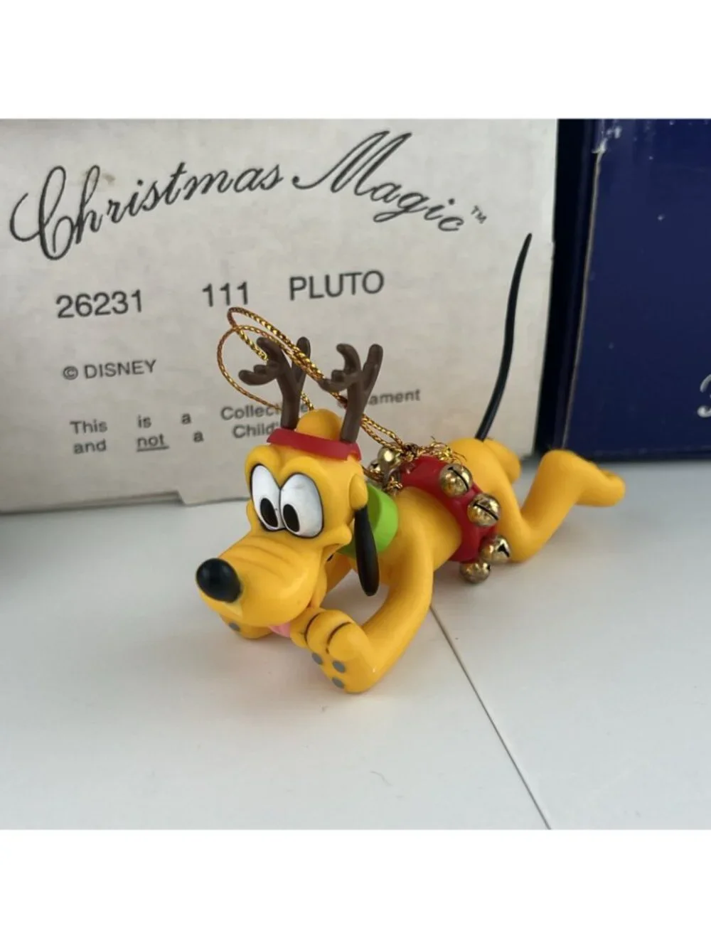 Disney Grolier Christmas Magic & Presidents Ornaments Minnie Daisy Jiminy Pluto